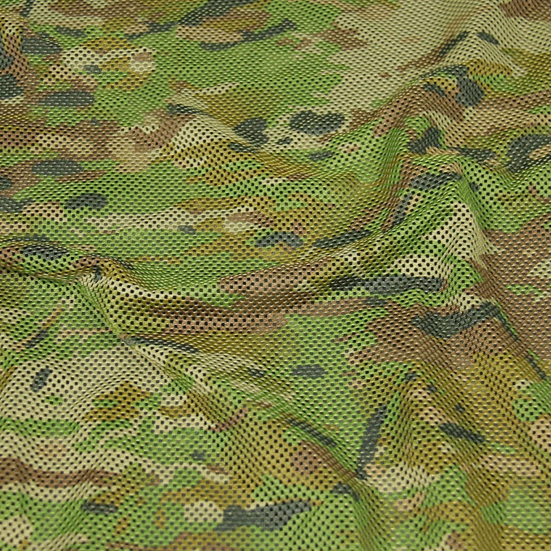 Multicolor Tactical Hunting Sports Australian Camouflage Breathable Mesh Fabric